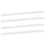 Voir la diapositive 2 : VIDAXL Etageres murales 4 pcs Blanc 115x9x3 cm