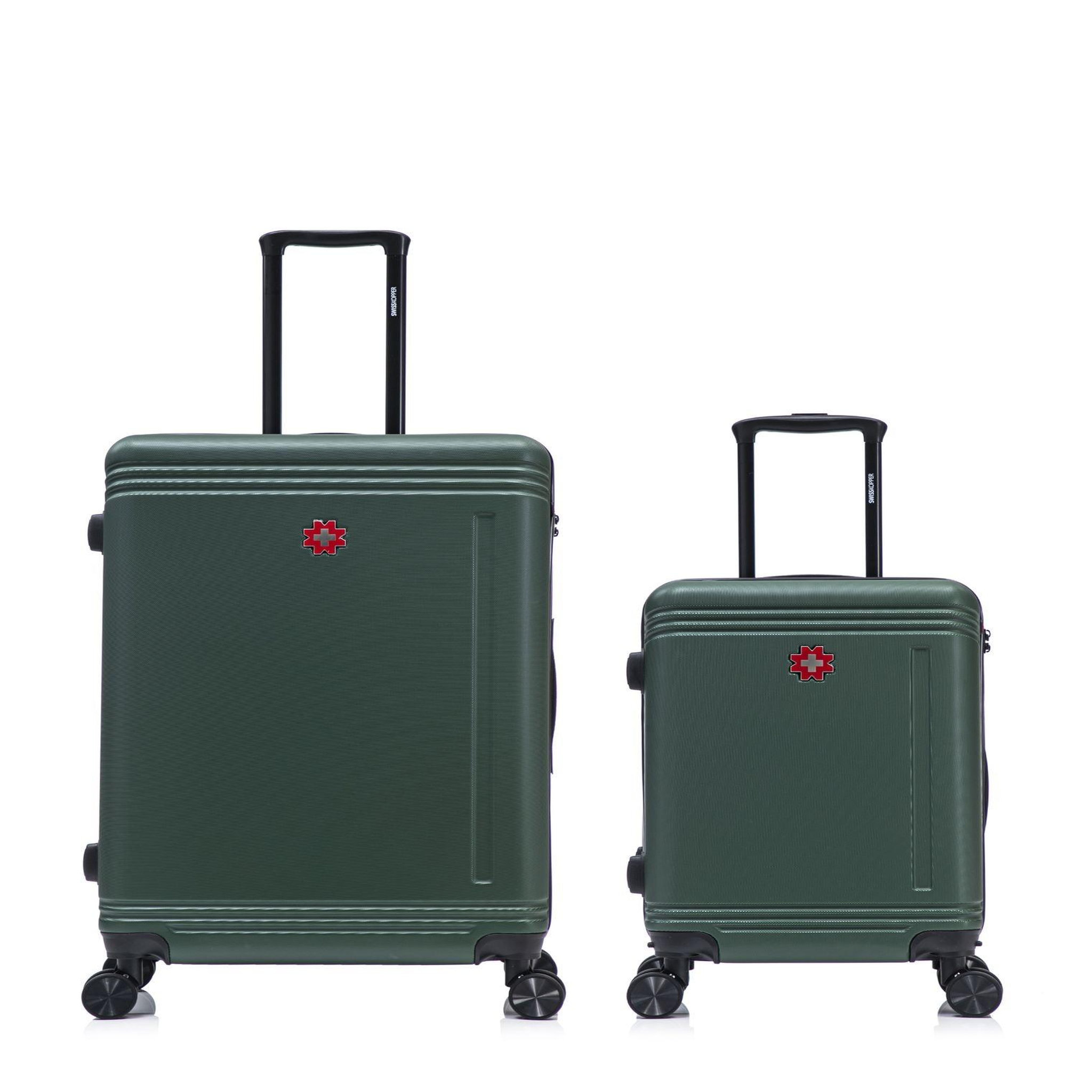 SWISS KOPPER Lot de 2 Valises Rigides Grand Format et Cabine GSTAAD