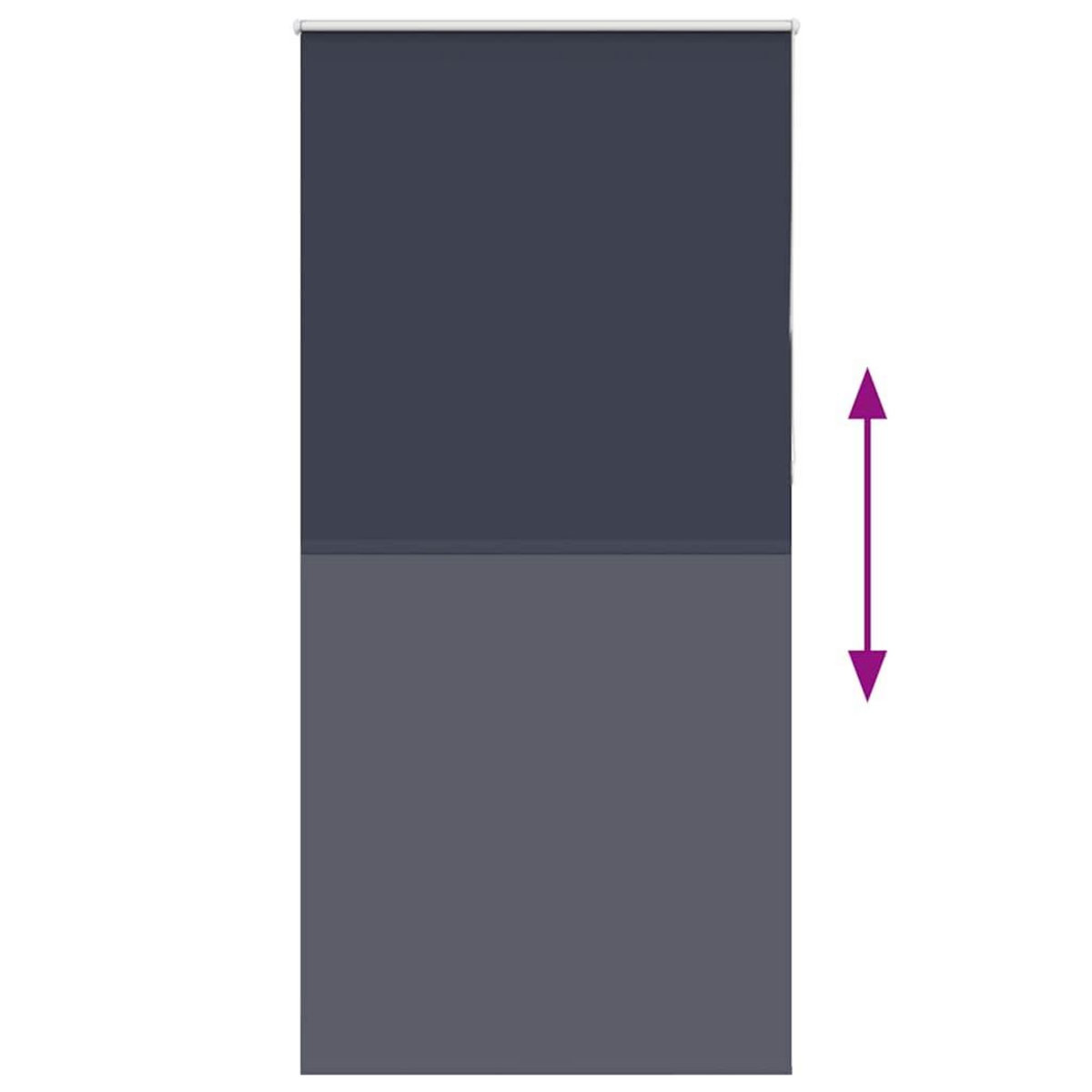 VIDAXL Store enrouleur occultant largeur du tissu 95,7 cm polyester