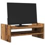 Voir la diapositive 3 : VIDAXL Support de moniteur vieux bois 50x27x20 cm bois d ingénierie