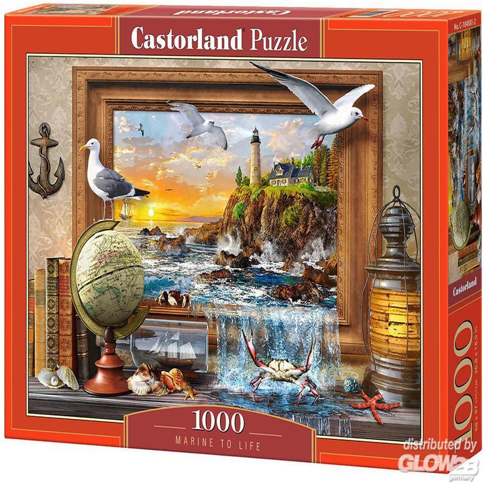 Voir la diapositive 3 : Castorland Puzzle 1000 pièces : Marine à la vie