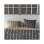 Voir la diapositive 2 : ATELIER DU COTON Housse de couette 260x240 PAON + 2 taies coton 57 fils
