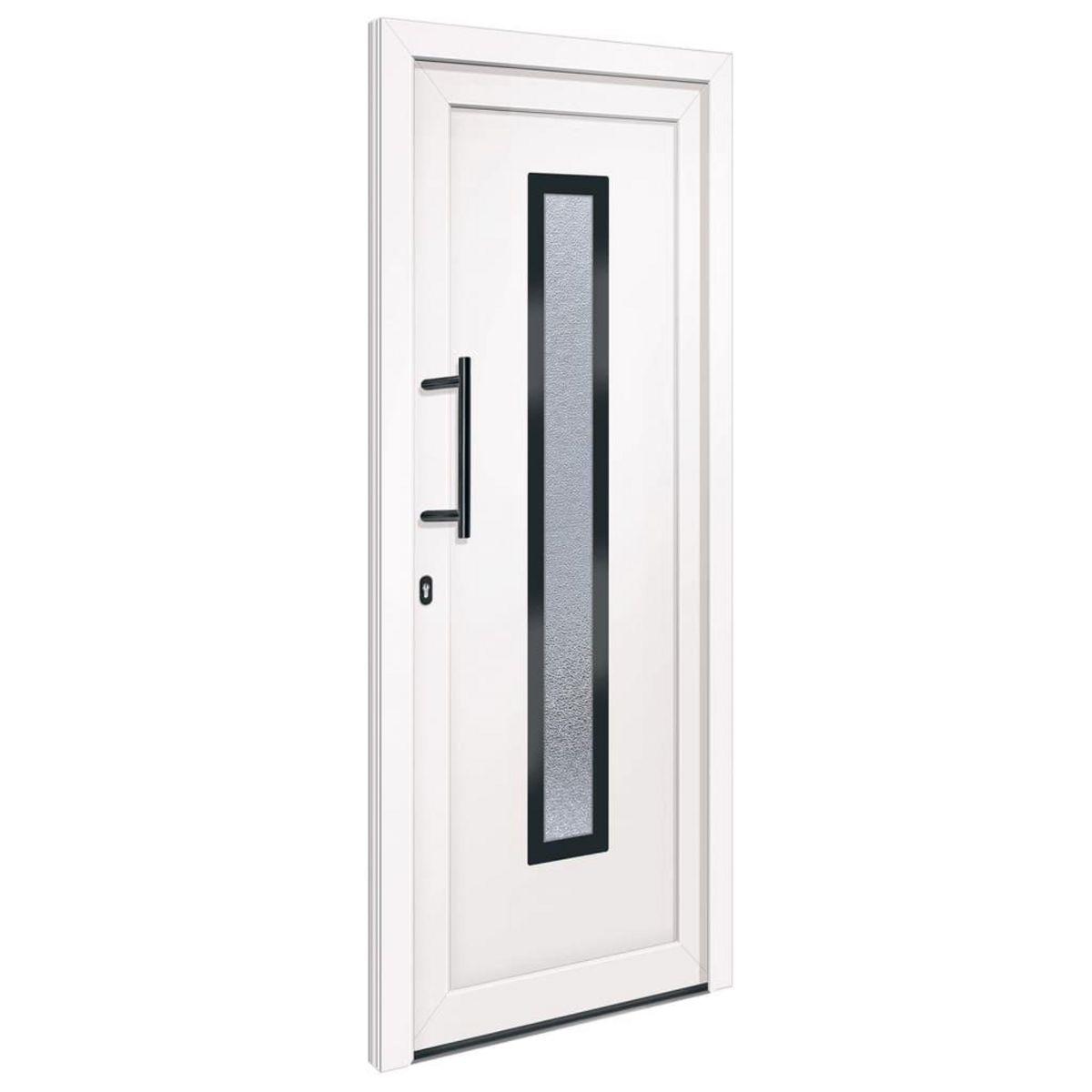 VIDAXL Porte d'entree Blanc 88x200 cm PVC