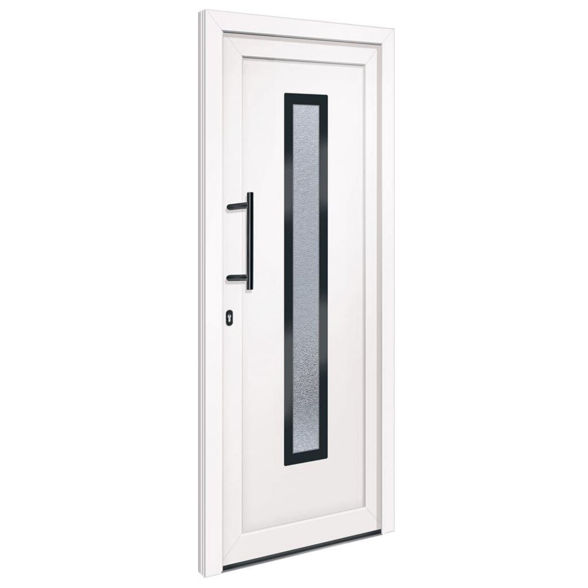 VIDAXL Porte d'entree Blanc 88x200 cm PVC