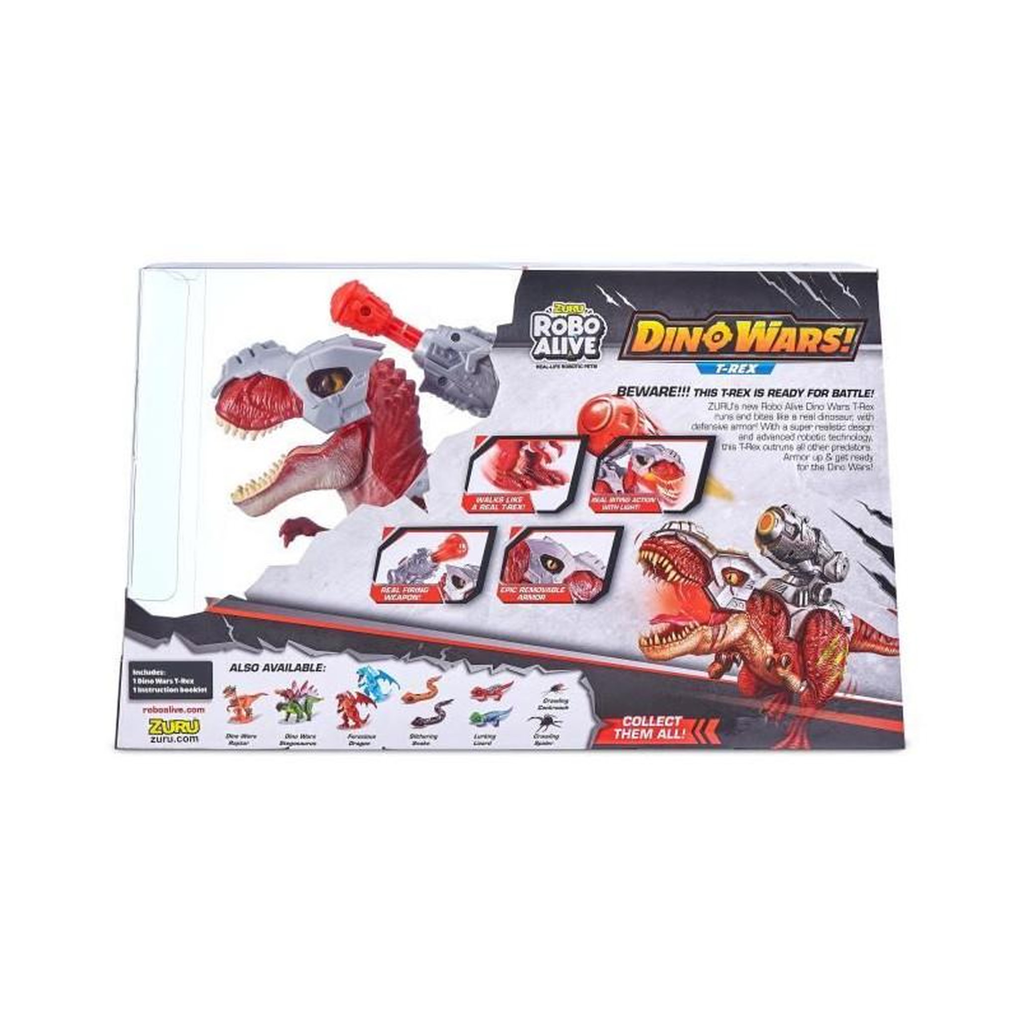 Voir la diapositive 5 : ZURU Robo Alive T-Rex Dino Wars
