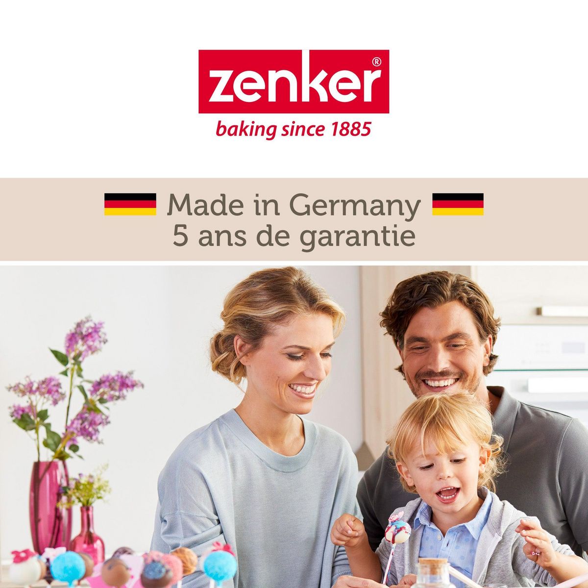 ZENKER Ensemble de 2 Plaques à pâtisserie extensible de 37 à 52 x 33 cm Zenker Black Metallic