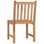 Voir la diapositive 5 : VIDAXL Chaises de jardin lot de 2 Bois de teck solide