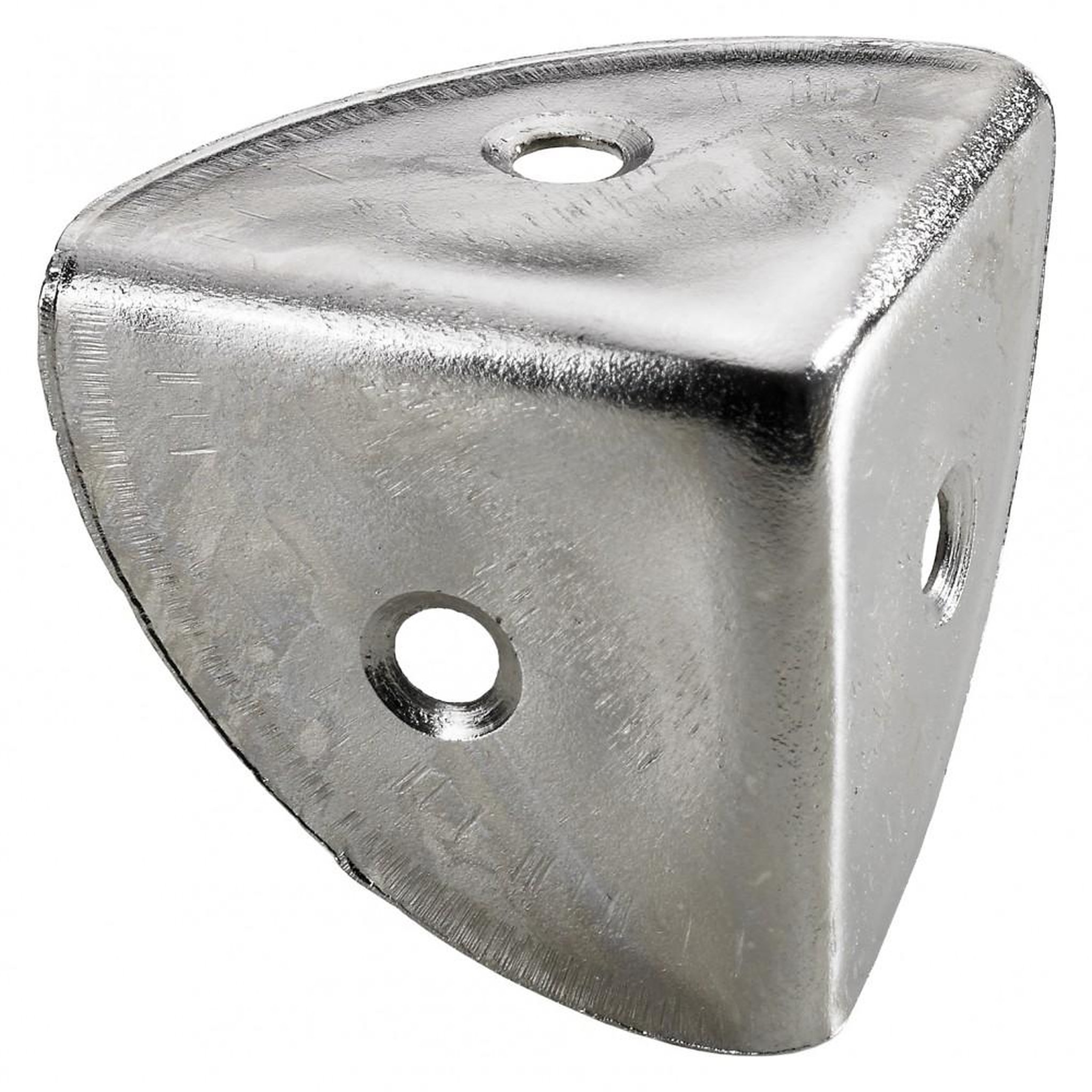 CENTRALE BRICO Coin de valise à visser acier nickelé HETTICH, L.28 mm