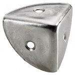 CENTRALE BRICO Coin de valise à visser acier nickelé HETTICH, L.28 mm
