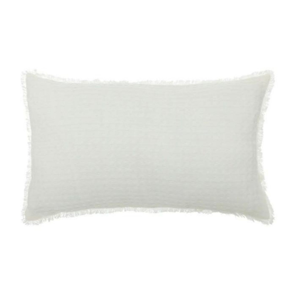 ATMOSPHERA Coussin Nid d'Abeille  Widdy  30x50cm Blanc