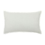 ATMOSPHERA Coussin Nid d'Abeille  Widdy  30x50cm Blanc