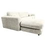Voir la diapositive 3 : LISA DESIGN Rachel - canapé d'angle gauche 4 places en tissu bouclette