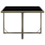 Voir la diapositive 3 : VIDAXL Table de jardin Gris 109x107x74 cm Resine tressee et verre