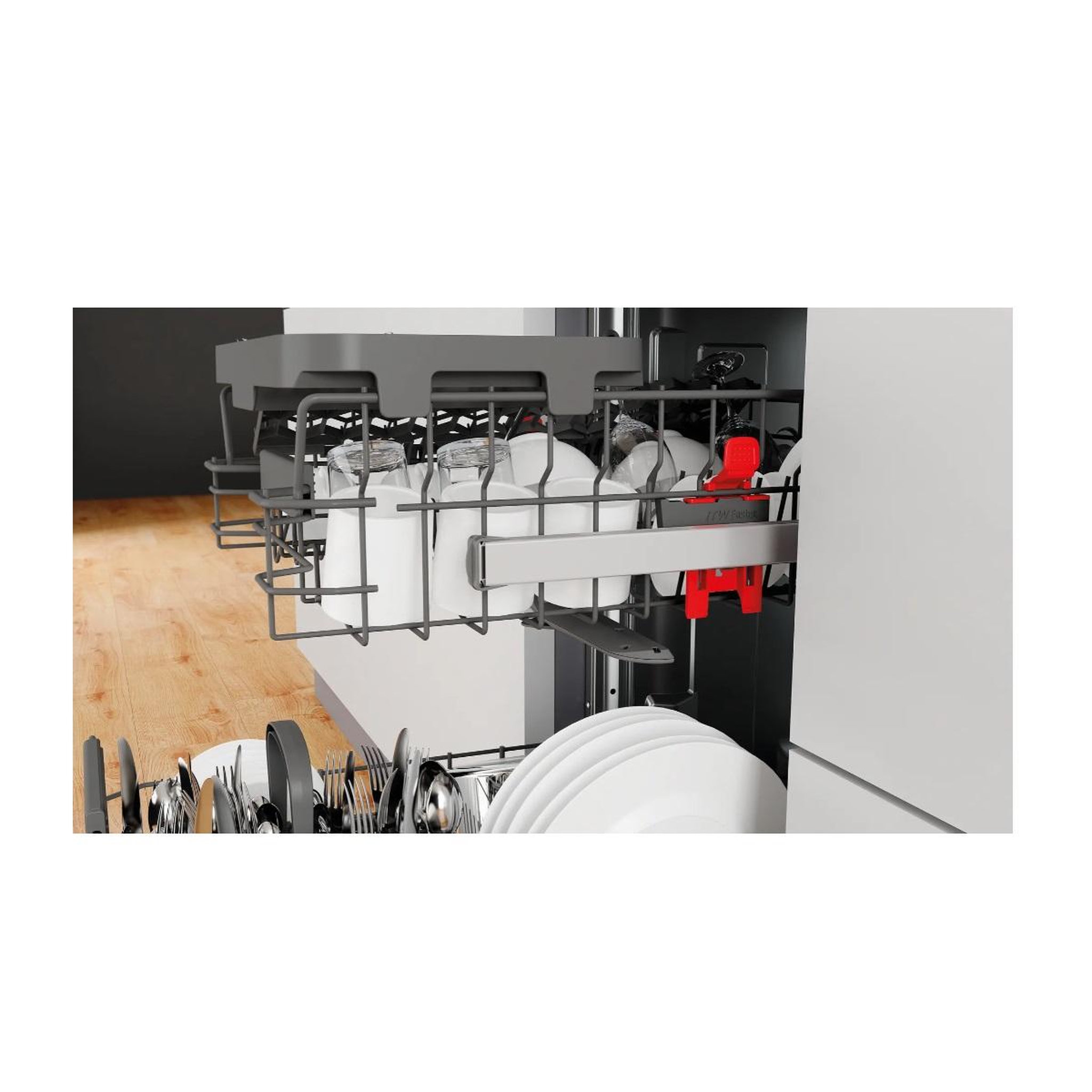 Voir la diapositive 4 : Whirlpool Lave-vaisselle 45cm 10 couverts 47db tout intégrable - wsic3m27c