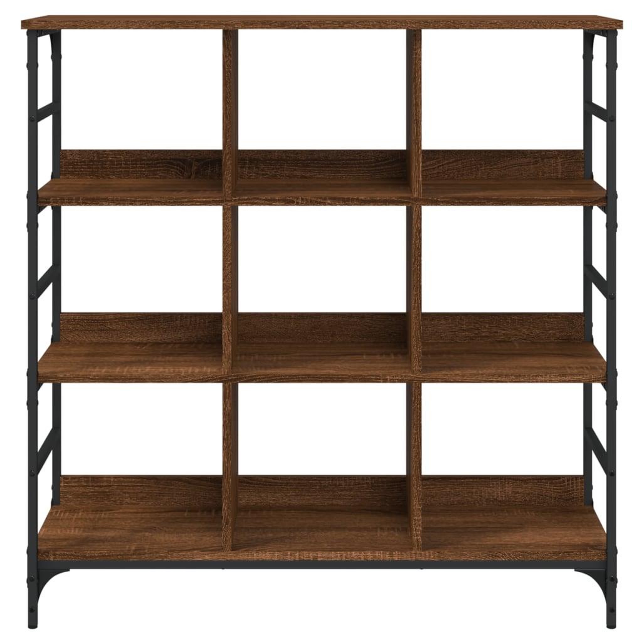 Voir la diapositive 4 : VIDAXL Buffet chene marron 102x32x103,5 cm bois d'ingenierie