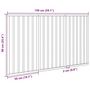 Voir la diapositive 6 : VIDAXL Barriere pour chien pliable 3 panneaux 150 cm bois de peuplier