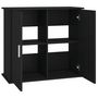 Voir la diapositive 6 : VIDAXL Support pour aquarium noir 81x36x73 cm bois d ingénierie