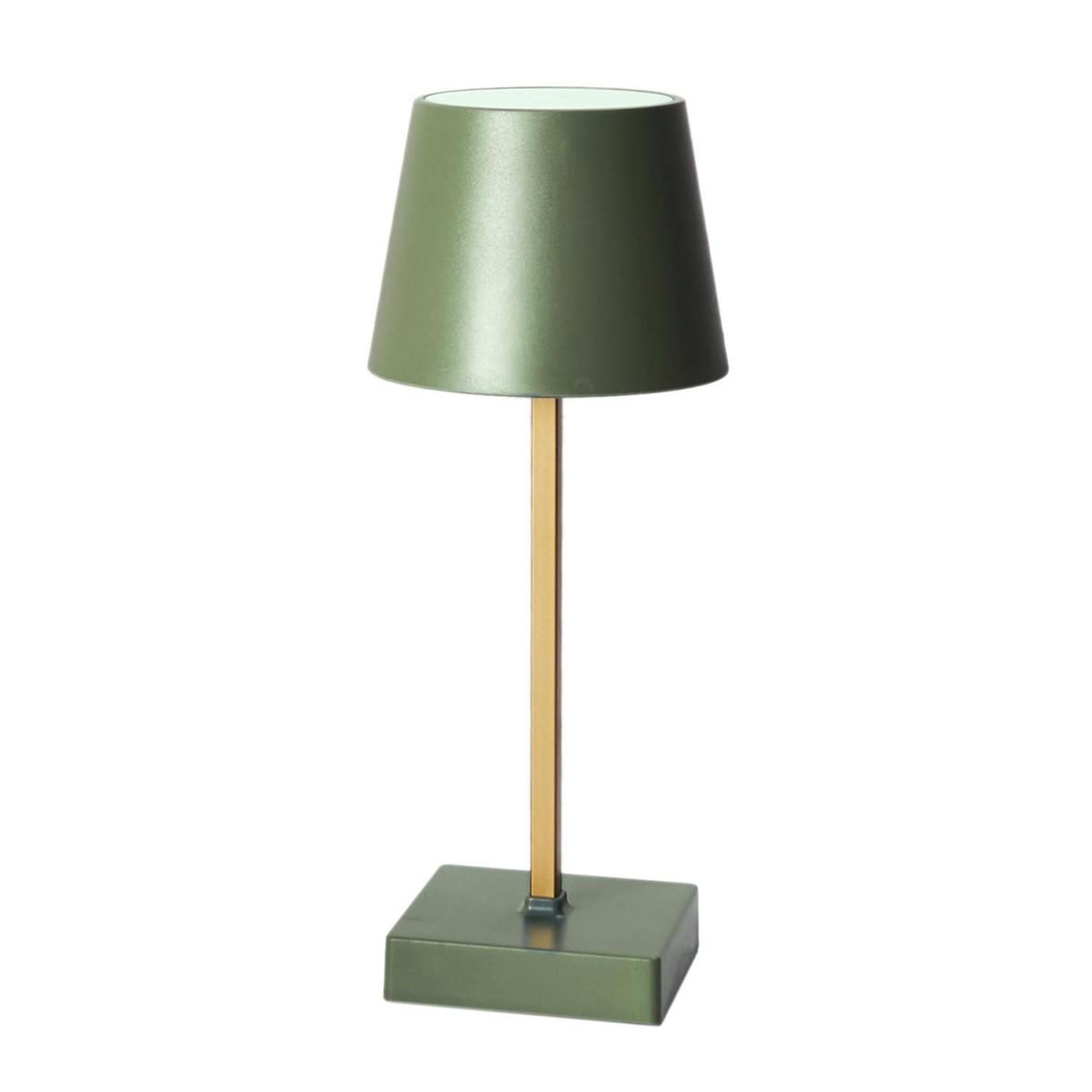 Voir la diapositive 2 : The Home Deco Factory Lampe à poser led  tactile  26cm vert
