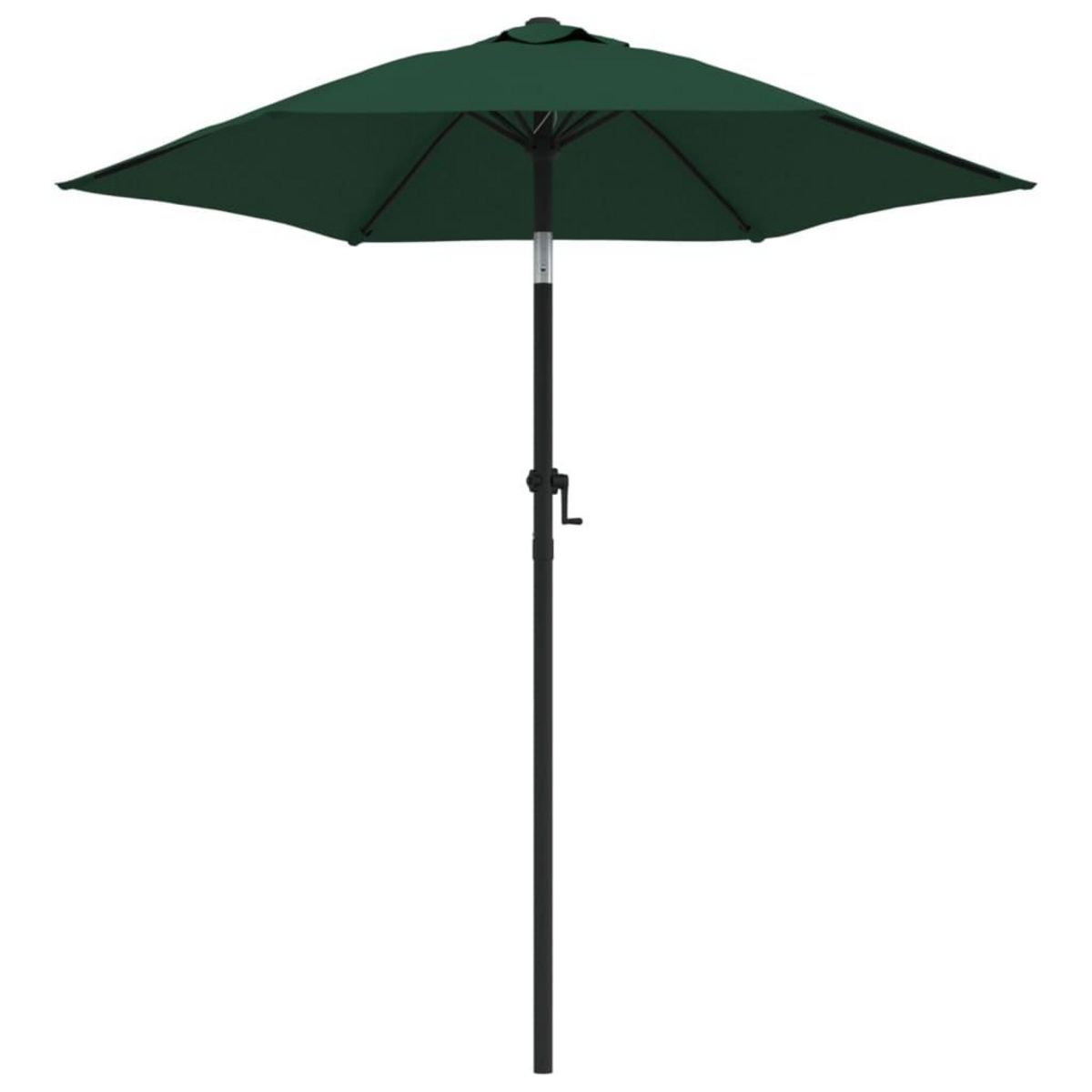 VIDAXL Parasol Vert 200x224 cm Aluminium