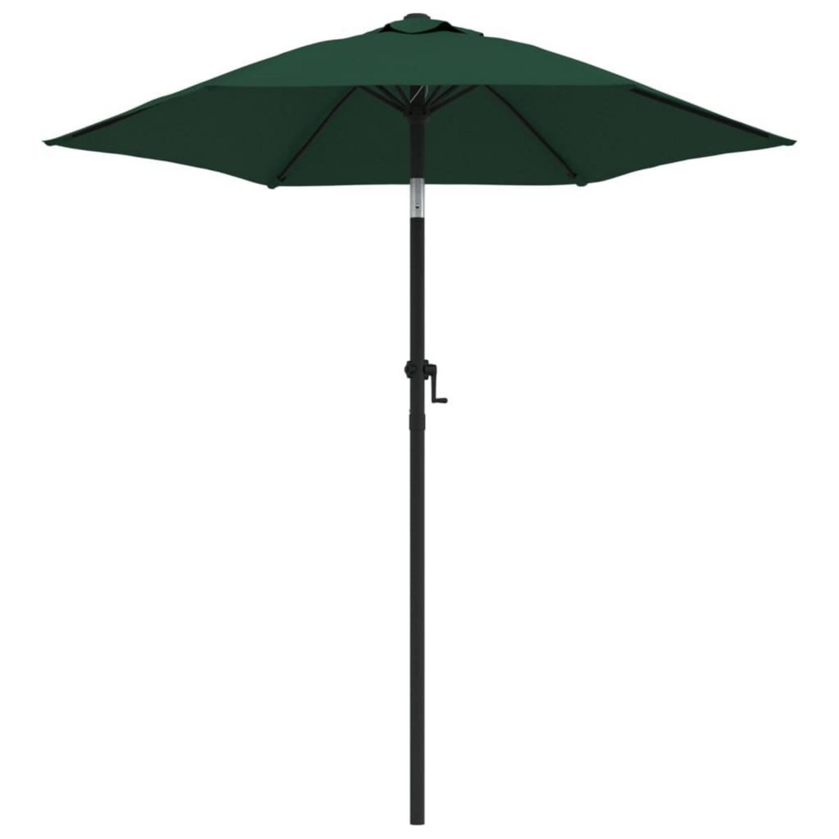 VIDAXL Parasol Vert 200x224 cm Aluminium