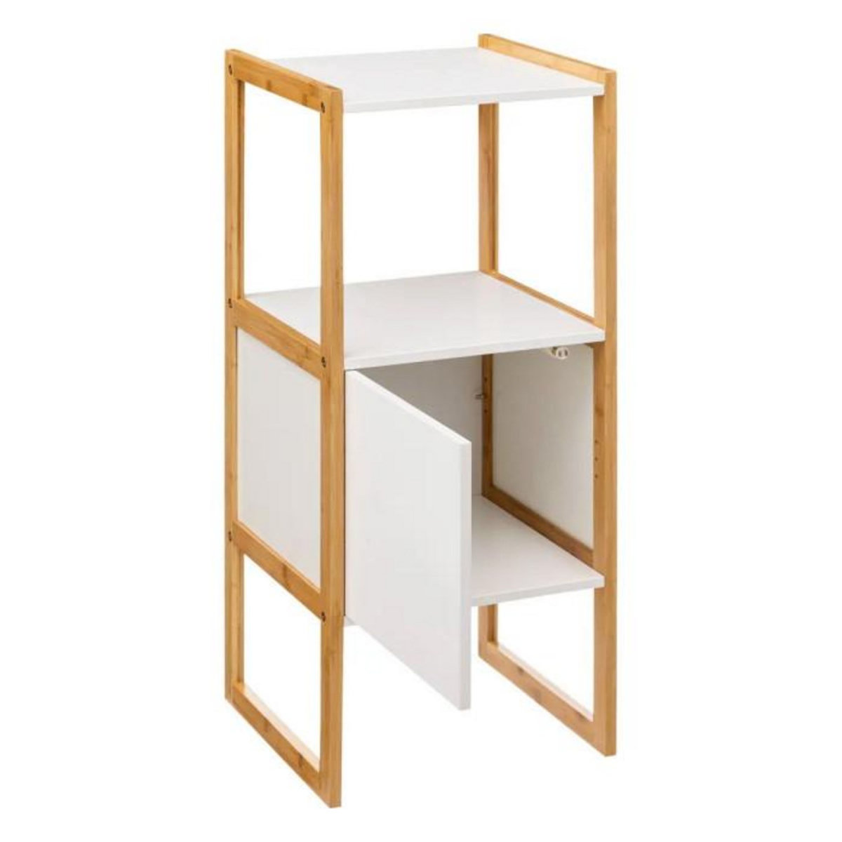 FIVE Meuble Bas 1 Porte  Natureo  80cm Blanc