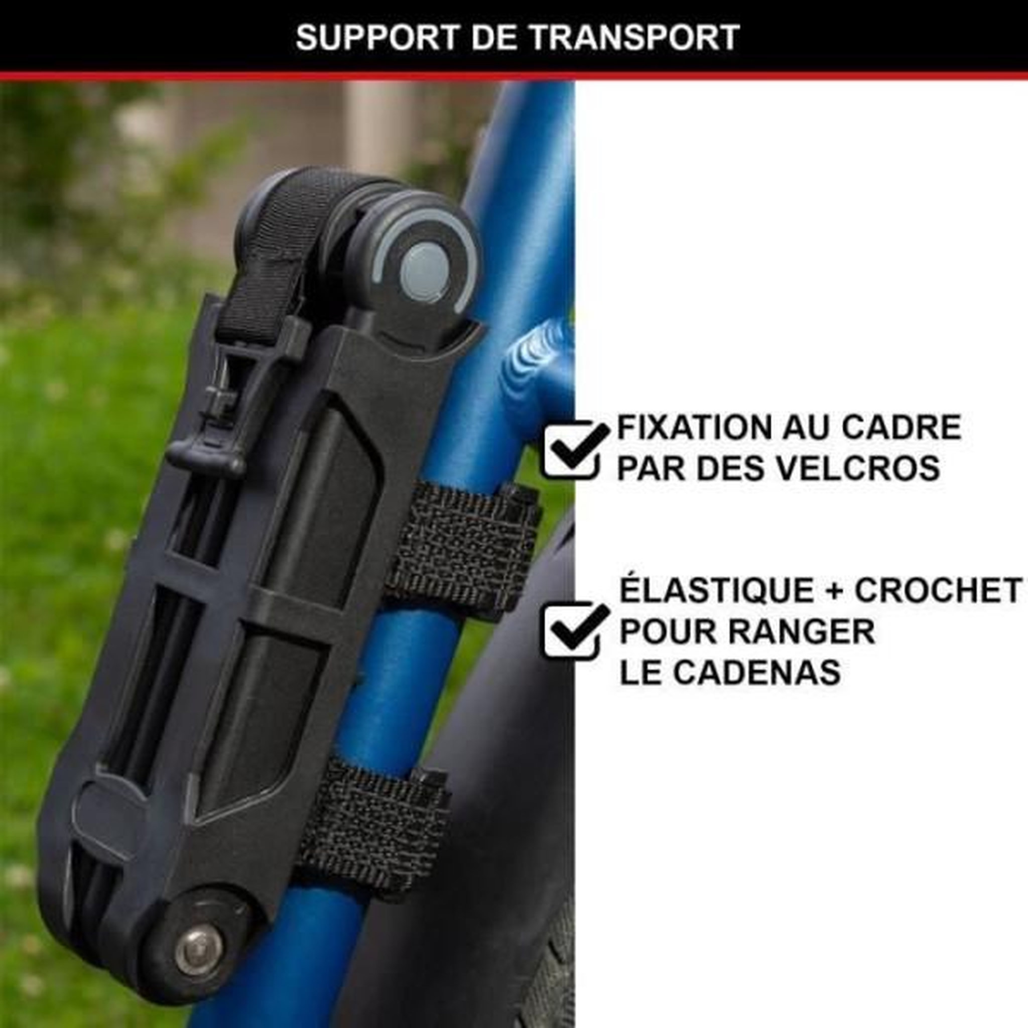 Voir la diapositive 4 : Master lock Antivol Vélo Pliable - MASTER LOCK - 8335EURDPRO - Acier Trempé, 4 Clés, Support Inclus