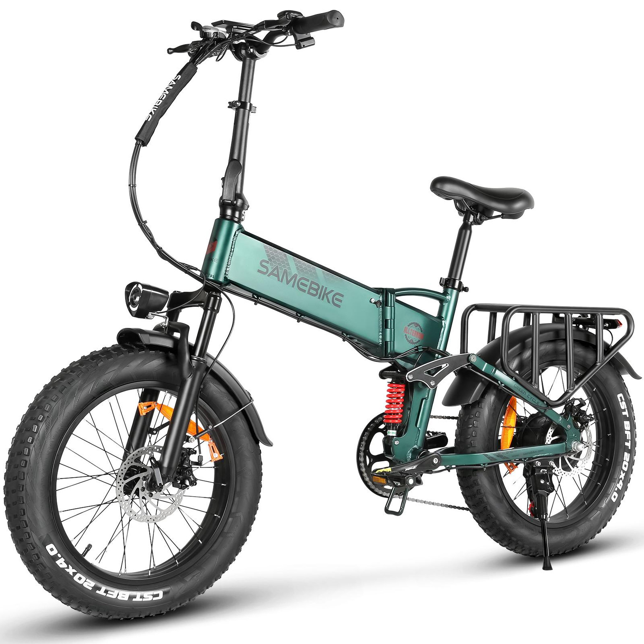 Voir la diapositive 4 : SAMEBIKE Vélo électrique pliable SameBike RS-A02 Pro