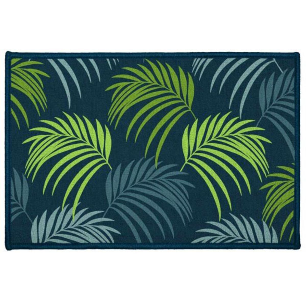 Paris Prix Tapis Rectangle  Blue Vegetal  40x60cm Vert