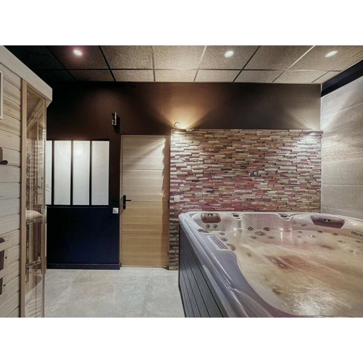 Smartbox Accès au spa de 2h et séance de fauteuil massant en duo près de Paris - Coffret Cadeau Bien-être