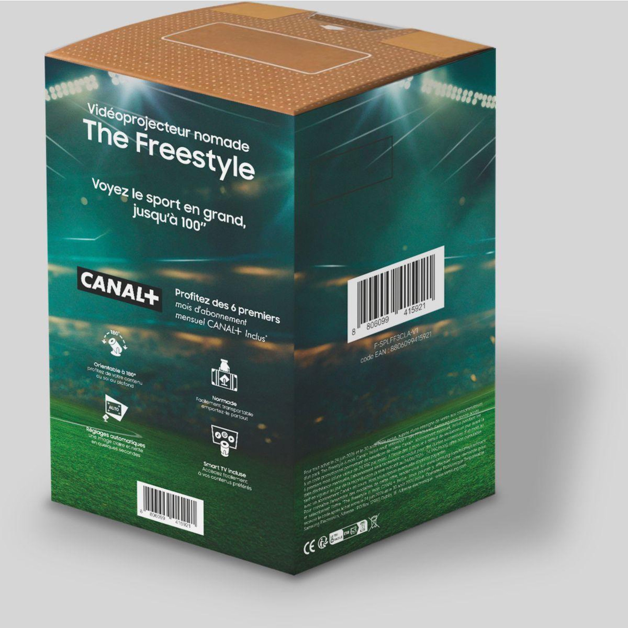 Voir la diapositive 3 : Samsung Mini vidéoprojecteur the freestyle lff3 - pack 6 mois canal+ inclus