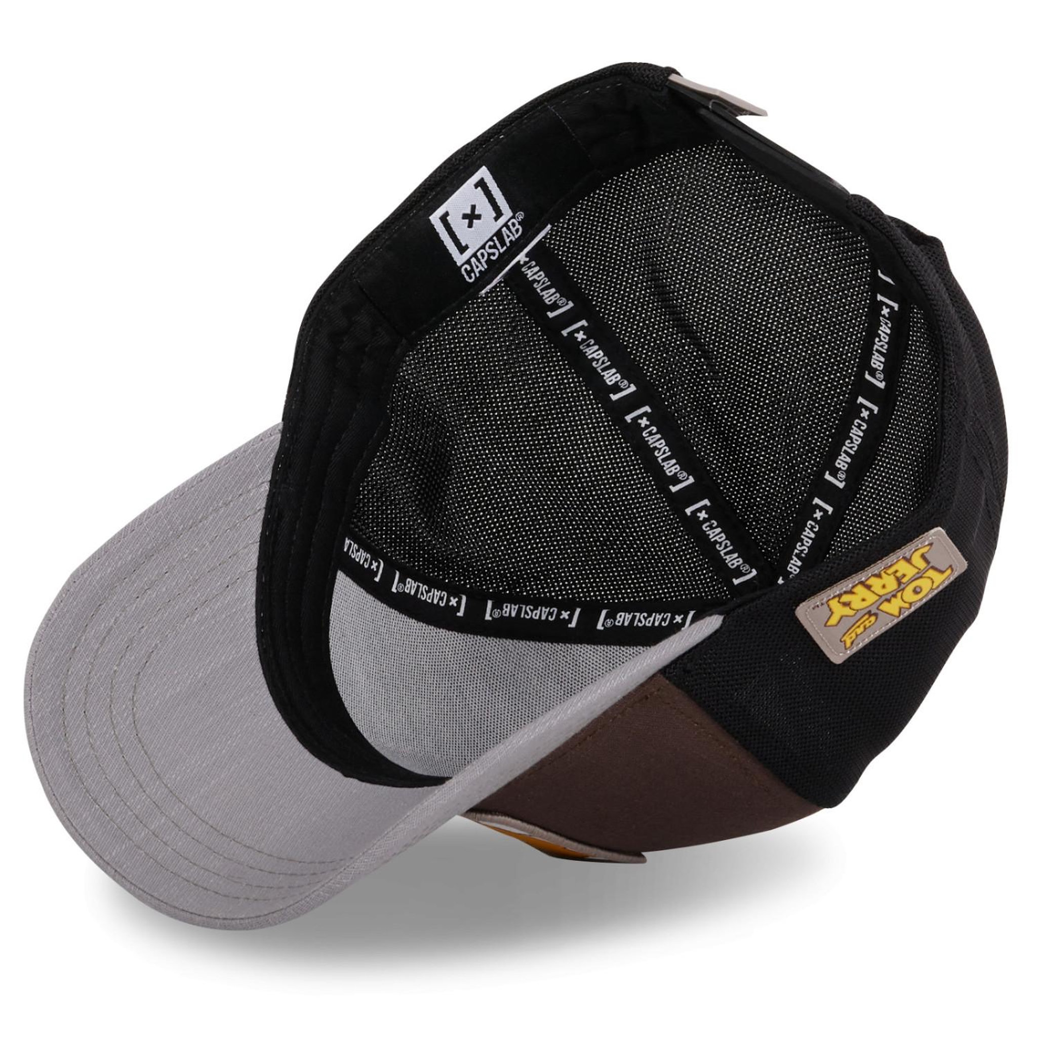 Voir la diapositive 6 : CAPSLAB Casquette trucker avec filet Tom et Jerry