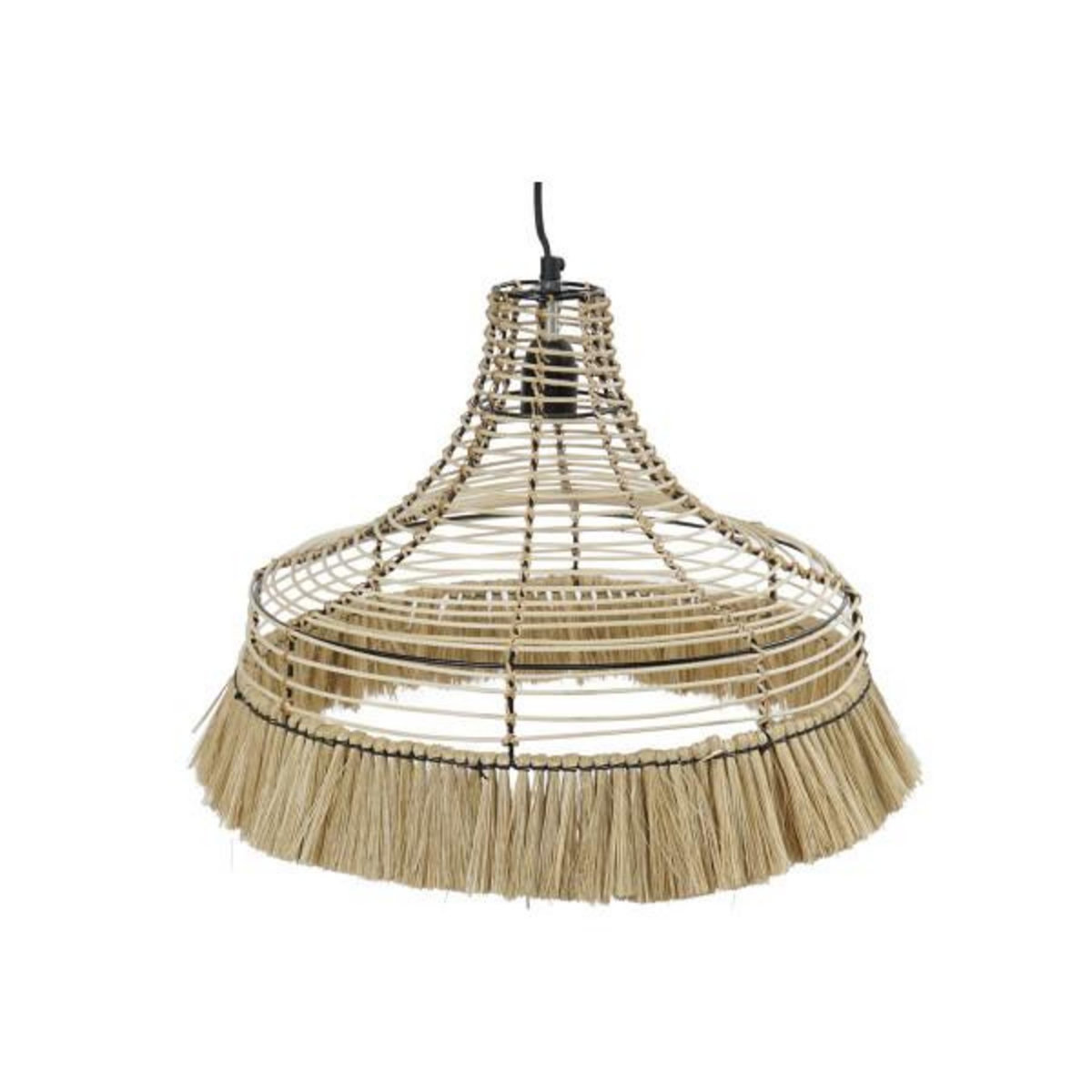 MARKET24 Suspension DKD Home Decor Naturel Métal 40 W Jute (45 x 45 x 36 cm)