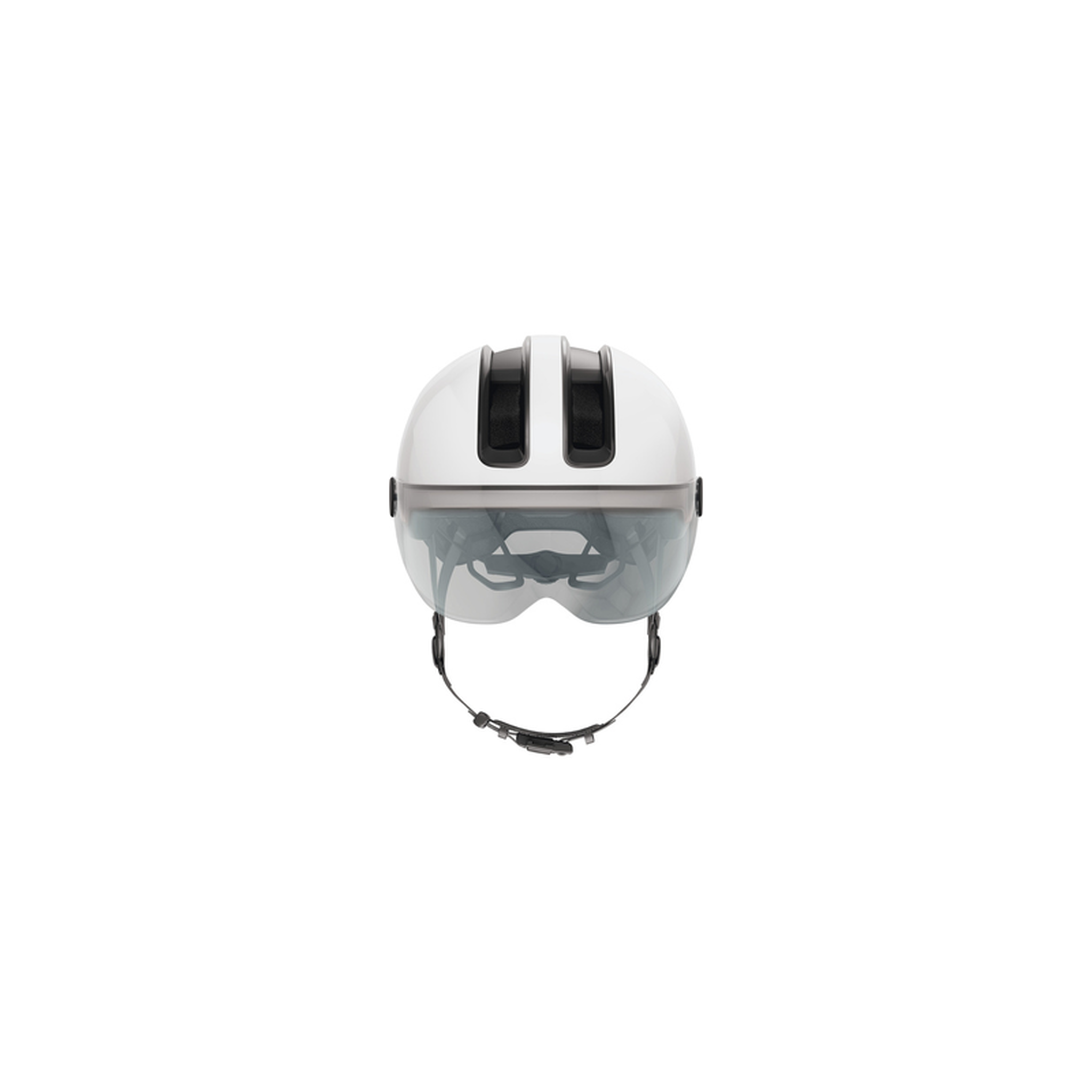 Voir la diapositive 2 : ABUS Casque vélo Abus HUD Y ACE WHITE S