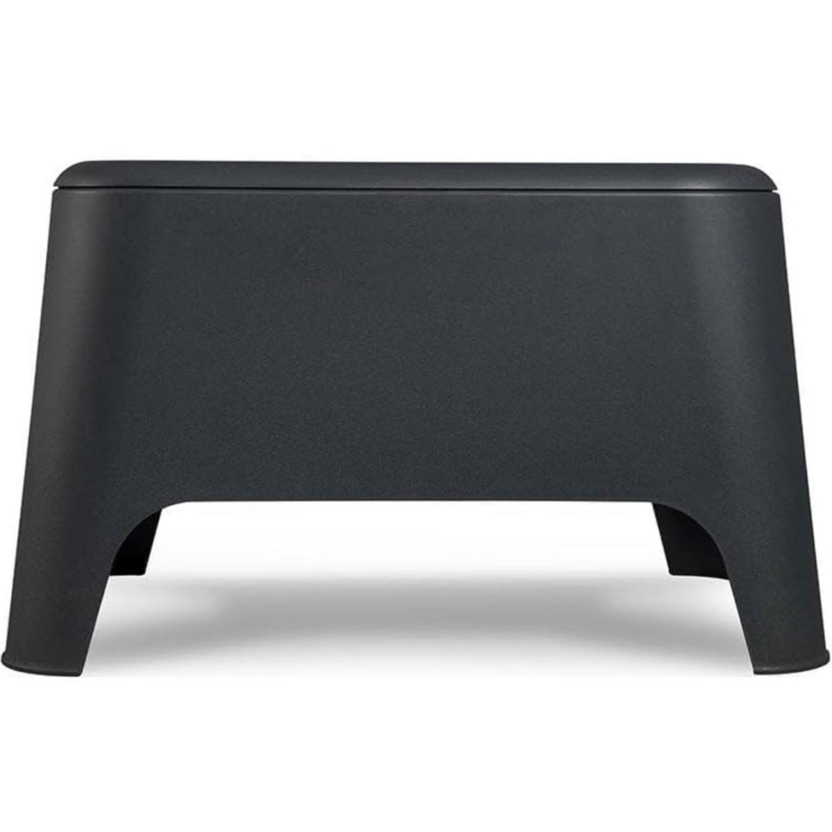 Toomax Table basse de jardin 59x 39x 36cm Anthracite Avec couvercle Extérieur / Intérieur TOOMAX