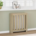 VIDAXL Cache-radiateur chene sonoma 78x20x82 cm bois d'ingenierie