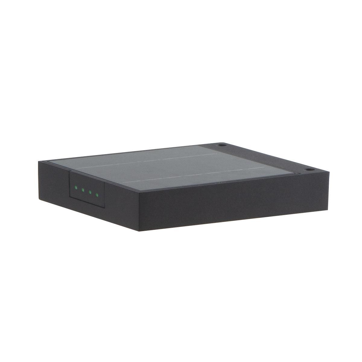 Lumisky Applique murale solaire ALA Noir Aluminium H3cm