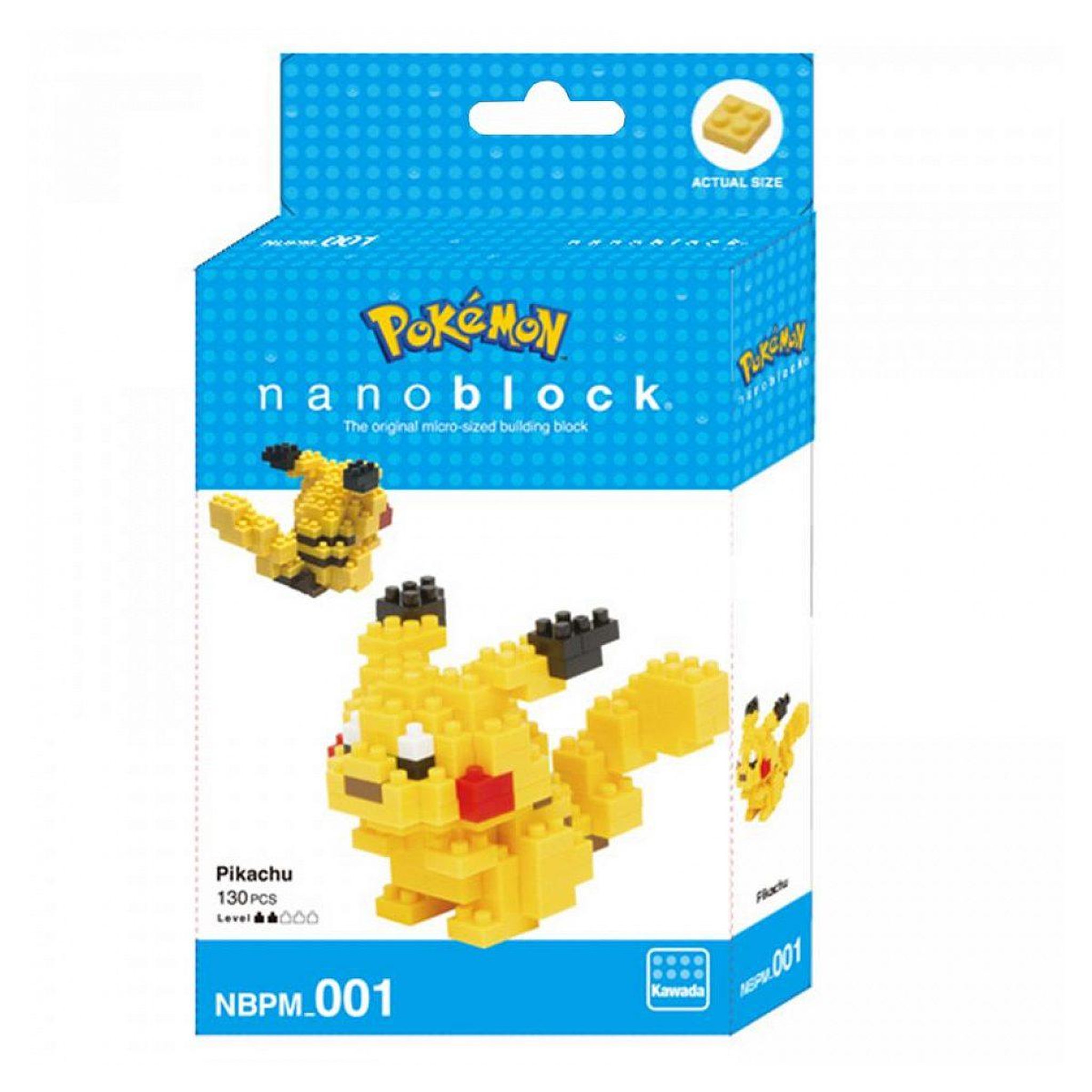 BANDAI Nanoblock pokemon pikachu 130 pcs
