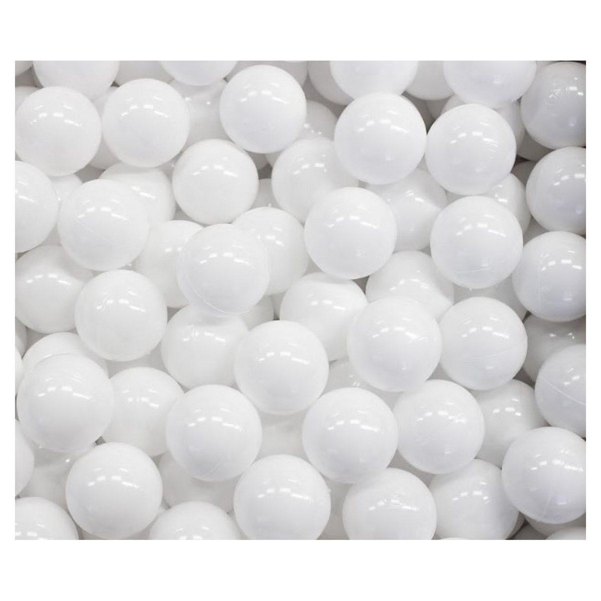 Voir la diapositive 2 : IGLU 500 balles de jeu en mousse blanc