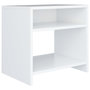 Voir la diapositive 4 : VIDAXL Tables de chevet 2 pcs Blanc 40x30x40 cm Bois d'ingenierie