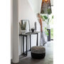 Voir la diapositive 4 : Paris Prix Pouf Rond Design  Miami  50cm Noir & Blanc