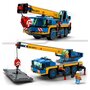 LEGO City 60324 - La Grue Mobile, Jouet Camion de Chantier, Cadeau Garçons et Filles de 7 Ans