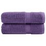 Voir la diapositive 1 : VIDAXL Essuie mains de qualité supérieure SOLUND 2 pcs violet 600 g m²