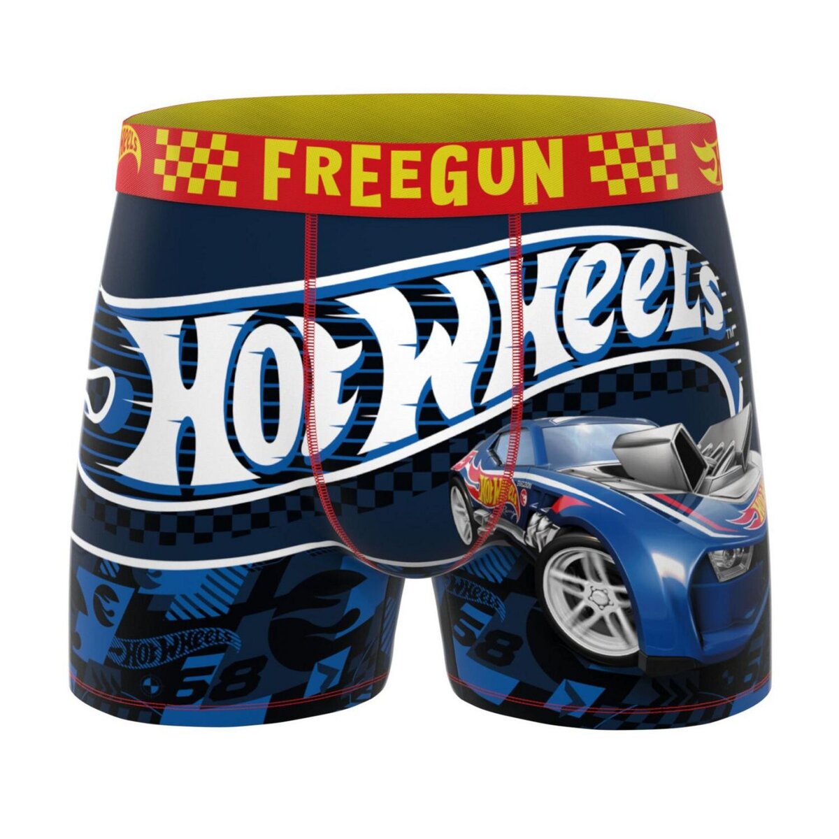 FREEGUN Lot de 3 boxers enfant Hot Wheels