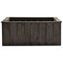 Voir la diapositive 2 : VIDAXL Lit sureleve Gris fonce 74x77x30 cm Bois de pin massif