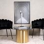 Voir la diapositive 3 : Paris Prix Table Basse Design  Ystad  80cm Noir & Or