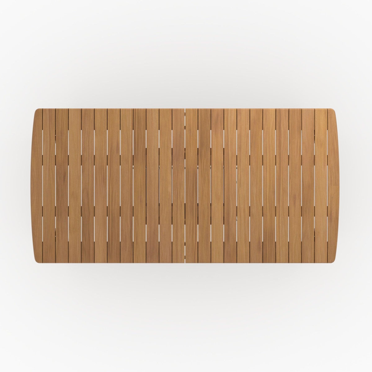 Rendez vous déco Table extensible et chaises de jardin en bois 4 personnes-Alona