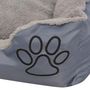 Voir la diapositive 4 : VIDAXL Lit pour chiens avec coussin rembourre Taille L Gris