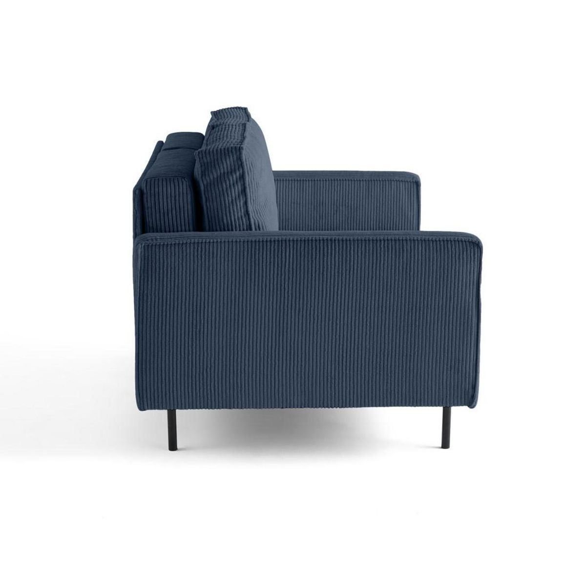 LISA DESIGN Charlie - canapé droit 2 places - en velours côtelé