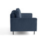 Voir la diapositive 3 : LISA DESIGN Charlie - canapé droit 2 places - en velours côtelé