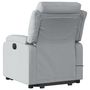 Voir la diapositive 4 : VIDAXL Fauteuil inclinable de massage electrique Gris clair Tissu